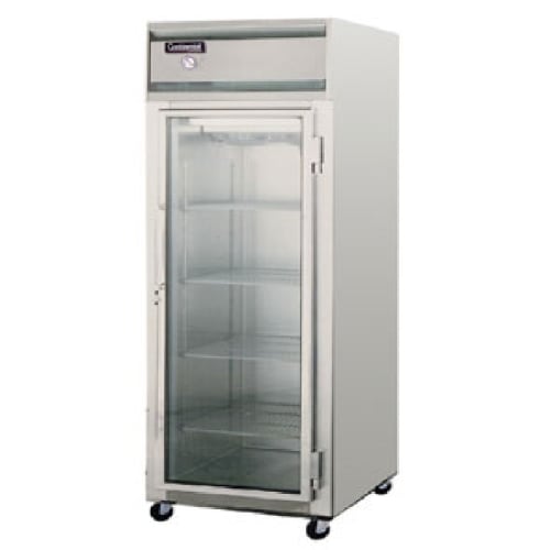 Continental 1R-GD 20 Cu Ft Reach-In Glass Door Display Refrigerator - 1RNGD