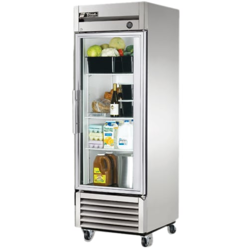 True LEFT HINGE Glass Door Reach-In Refrigerator - T-23G-HC~FGD01