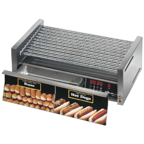 Star® Grill-Max® Analog Roller Grill with Bun Drawer - 50SCBD
