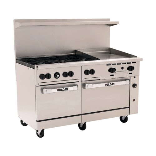 Vulcan Endurance 60" Natural Gas Range - 60SS-6B24GN