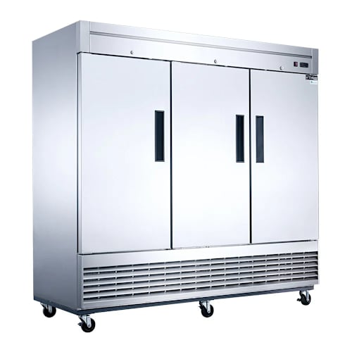 Darling Foodservice Bottom Mount 3-Door 65Cf 83" Reach-In Freezer - 5002948