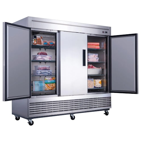 Darling Foodservice Bottom Mount 3-Door 65Cf 83" Reach-In Freezer - 5002948