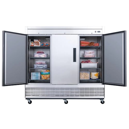 Darling Foodservice Bottom Mount 3-Door 65Cf 83" Reach-In Freezer - 5002948