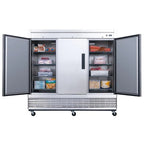 Darling Foodservice Bottom Mount 3-Door 65Cf 83" Reach-In Freezer - 5002948