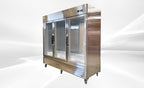 Cool Depot Commercial 3 Door Stainless Steel Refrigerator