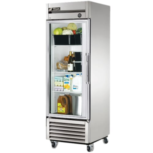True T-Series Glass Door Reach-In Refrigerator - T-23G-HC~FGD01