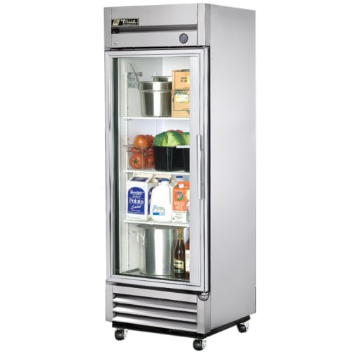 True LEFT HINGE Glass Door Reach-In Refrigerator - T-19G-HC~FGD01