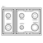 RHH-Professional 36” Stainless Steel Range Top with 6 Sealed Burners