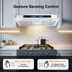 RHH Under Cabinet Range Hood Voice Gesture Controls