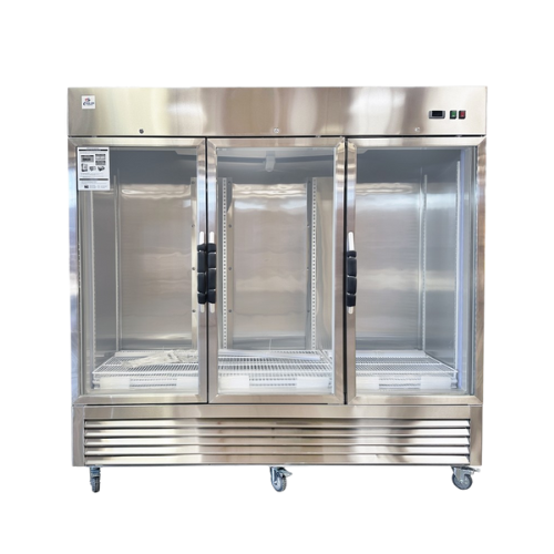 Cool Depot Commercial 3 Door Stainless Steel Refrigerator