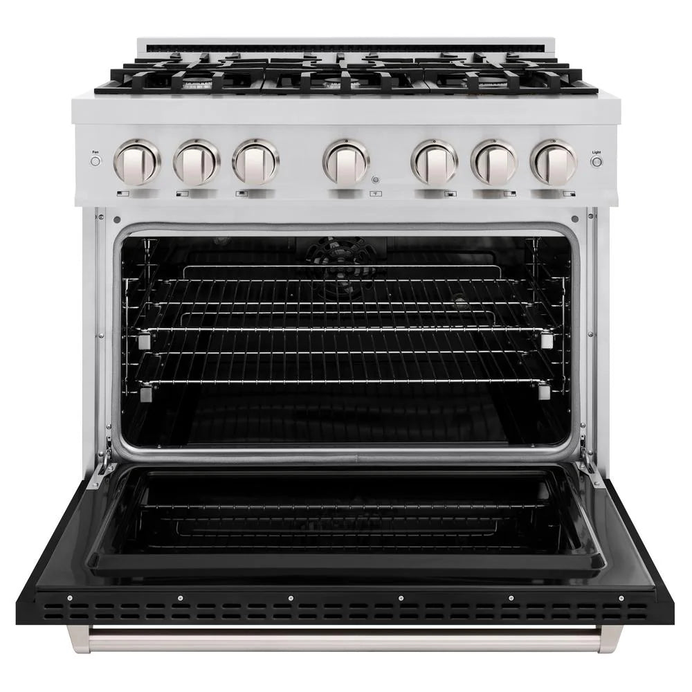 ZLINE 36 IN  Classic Dual Fuel Range with 6 Burner